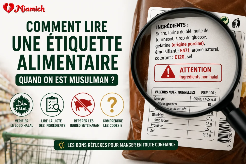 comment lire une etiquette alimentaire quand on est musulman