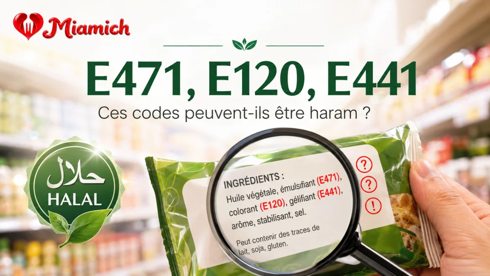E471, E120, E441 : ces codes alimentaires qui peuvent être haram