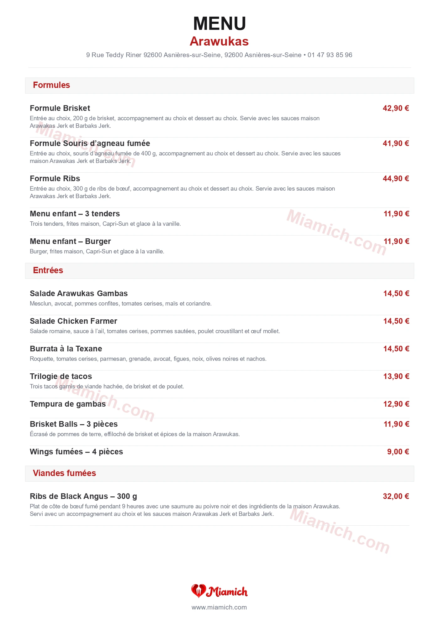 Arawukas, 92600, Asnières-sur-Seine, restaurant-halal, departement 92, menu, photo, page 1