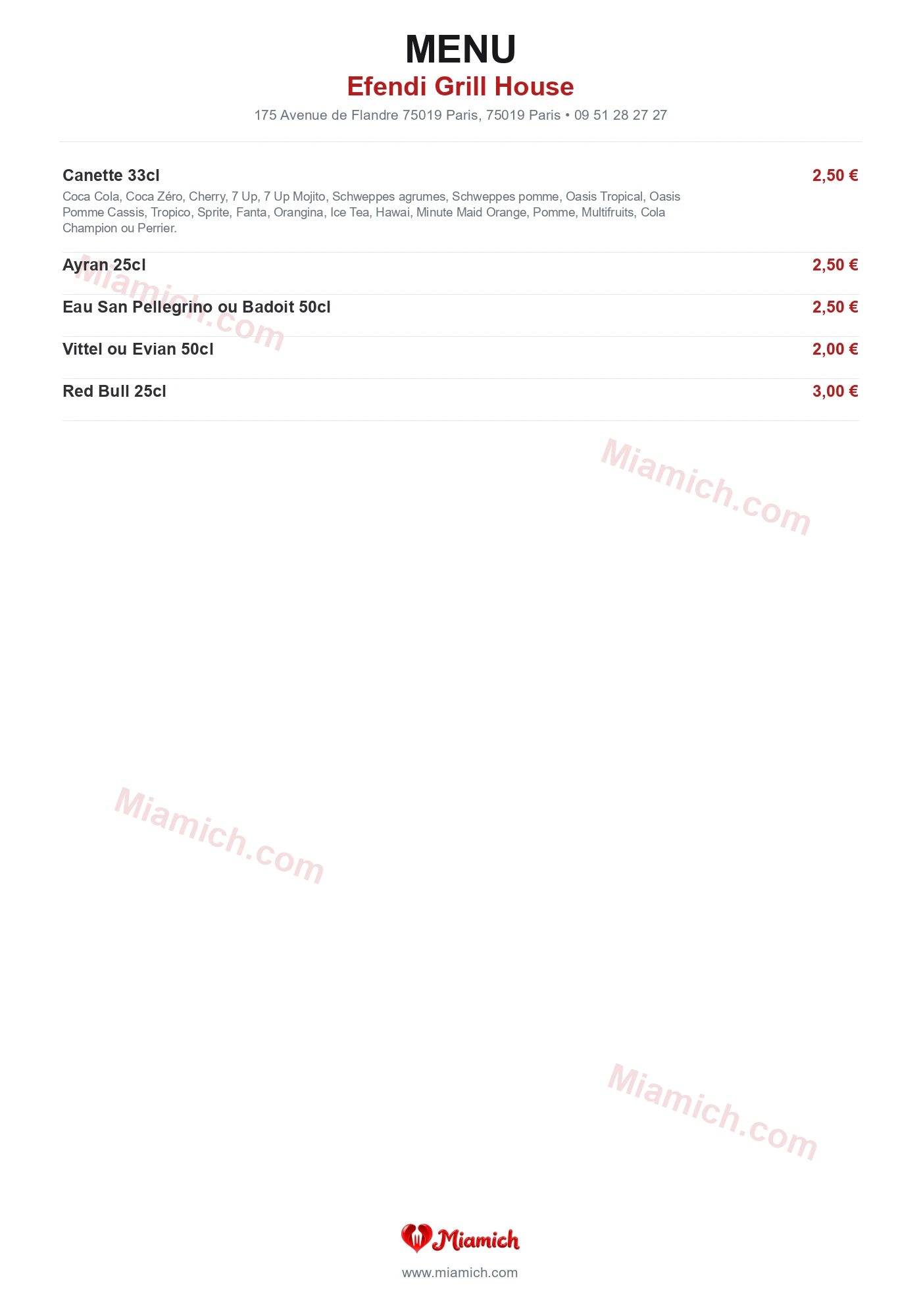 Efendi Grill House, 75019, Paris, restaurant-halal, Turc, Grill / BBQ, departement 75, menu, photo, page 4