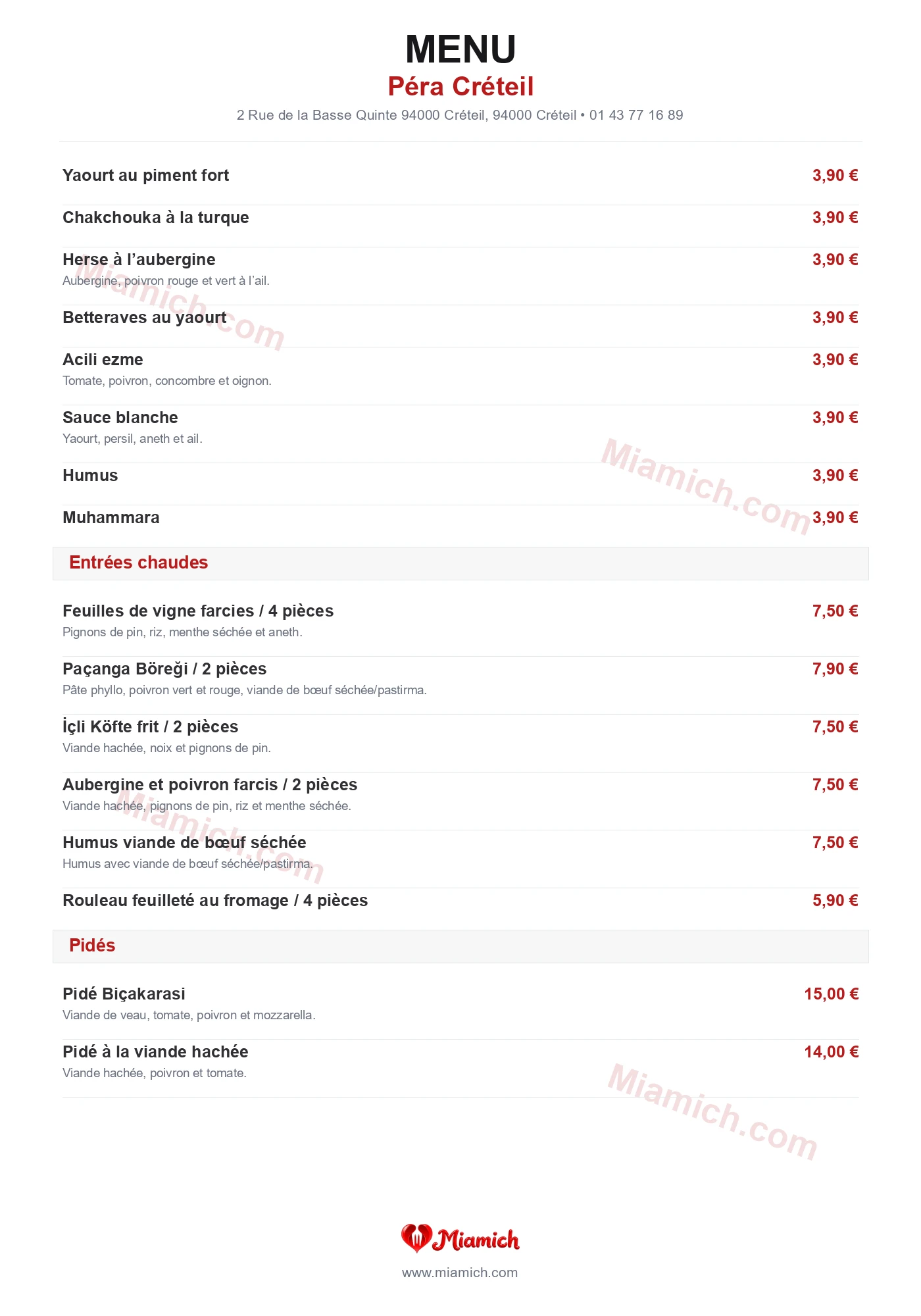 Péra Créteil, 94000, Créteil, restaurant-halal, Turc, Grill / BBQ, departement 94, menu, photo, page 3