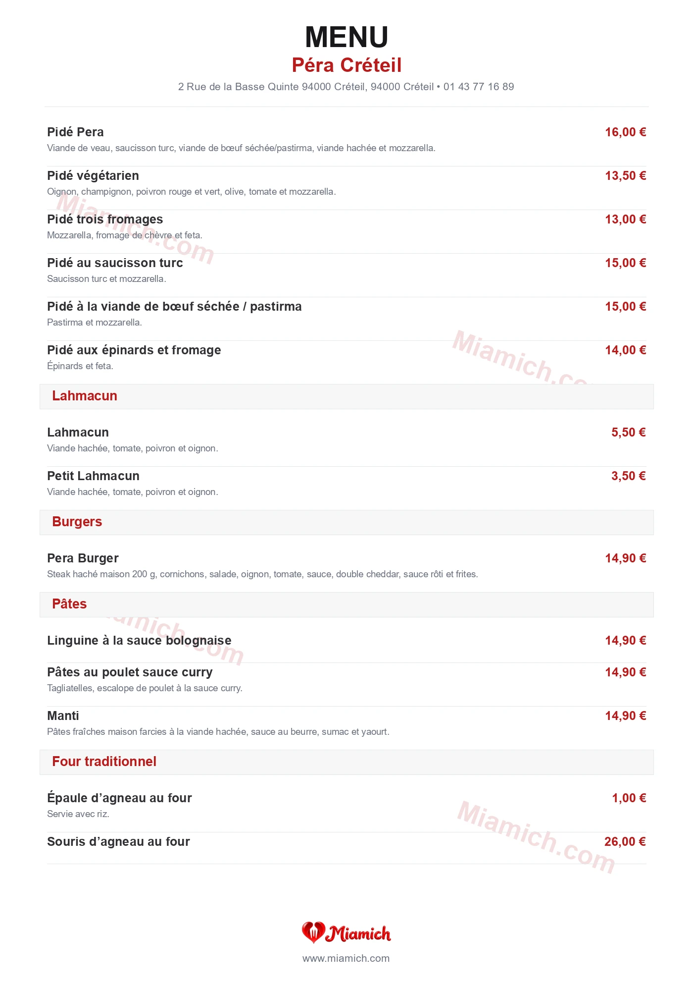 Péra Créteil, 94000, Créteil, restaurant-halal, Turc, Grill / BBQ, departement 94, menu, photo, page 4