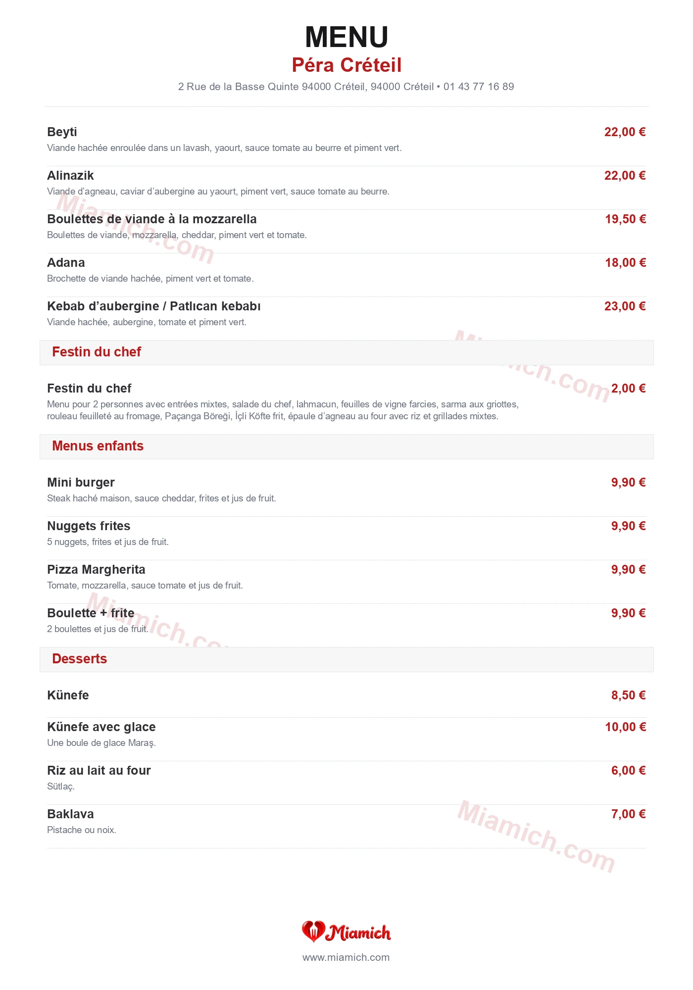 Péra Créteil, 94000, Créteil, restaurant-halal, Turc, Grill / BBQ, departement 94, menu, photo, page 6