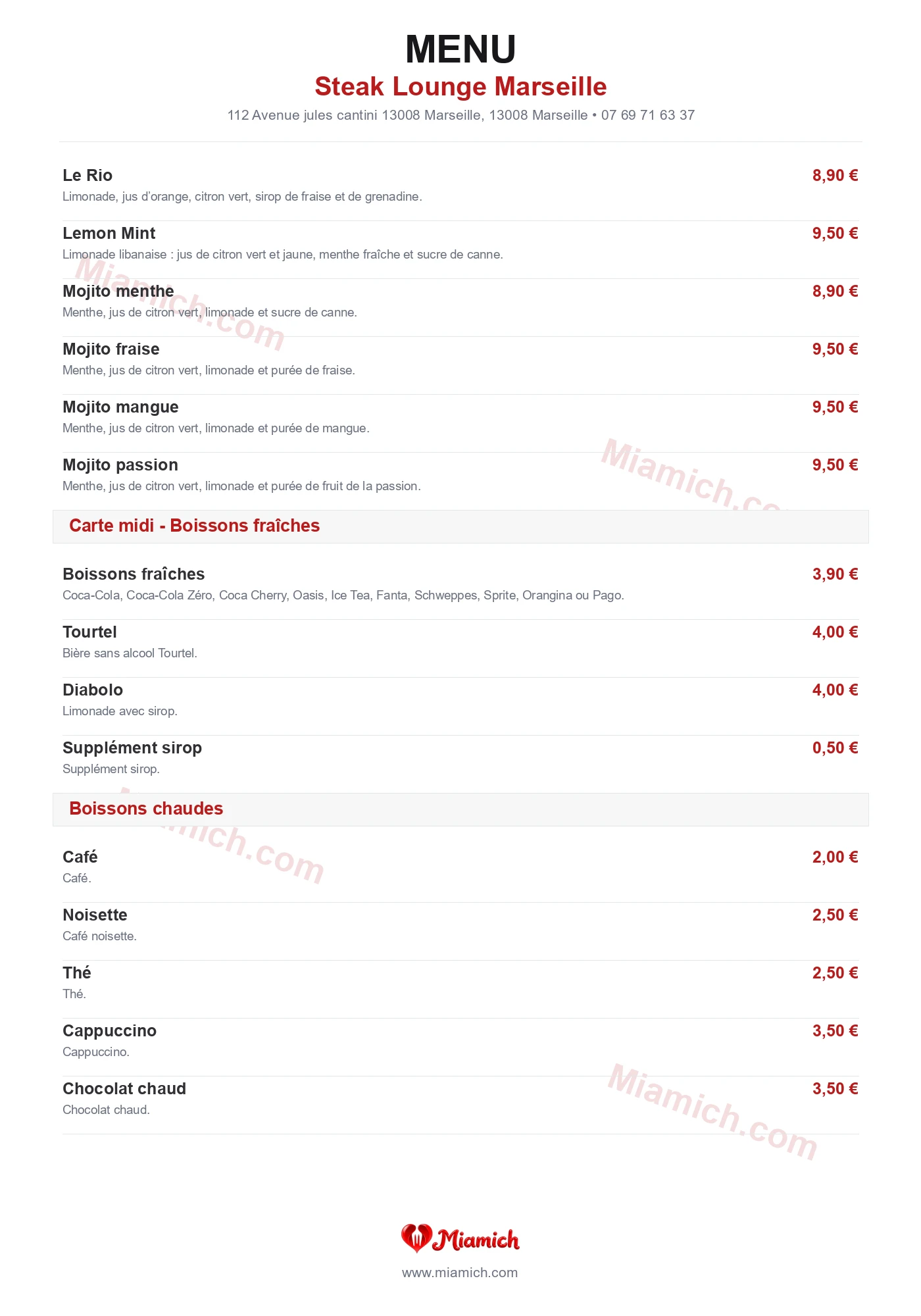 Steak Lounge Marseille, 13008, Marseille, restaurant-halal, Libanais, Grill / BBQ, departement 13, menu, photo, page 3