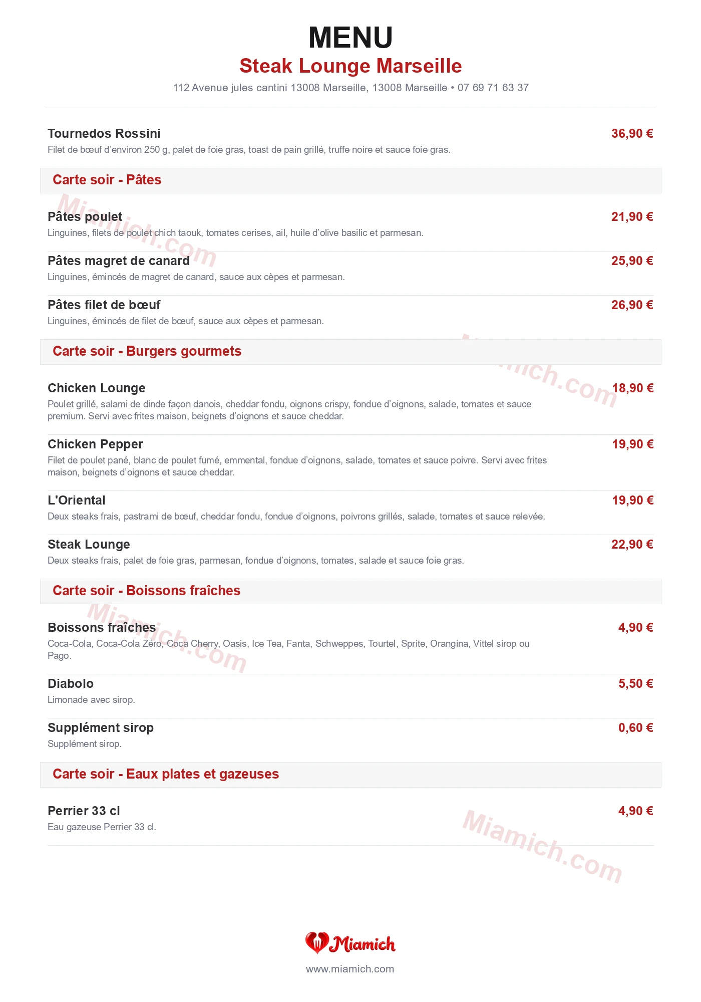 Steak Lounge Marseille, 13008, Marseille, restaurant-halal, Libanais, Grill / BBQ, departement 13, menu, photo, page 6