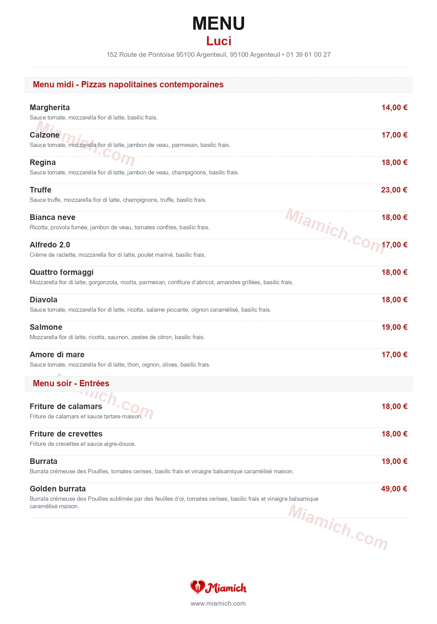 Luci, 95100, Argenteuil, restaurant-halal, Italien, departement 95, menu, photo, page 3