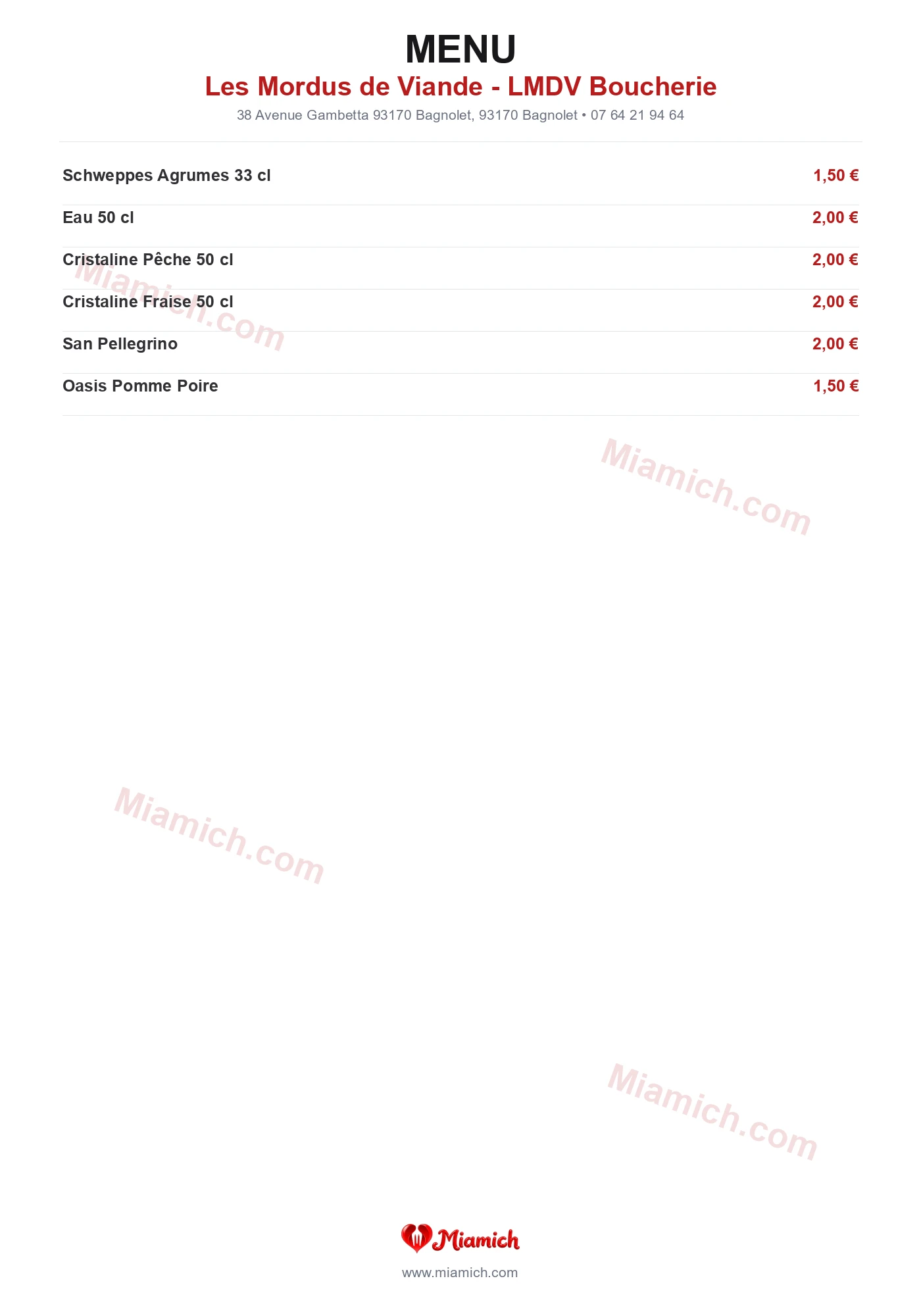 Les Mordus de Viande - LMDV Boucherie, 93170, Bagnolet, boucherie-halal, Boucherie, departement 93, menu, photo, page 2