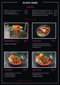 menu carte asian home paris 93 restaurant halal miamich