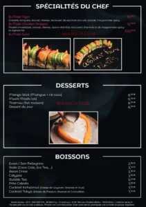 menu carte asian home paris 93 restaurant halal miamich
