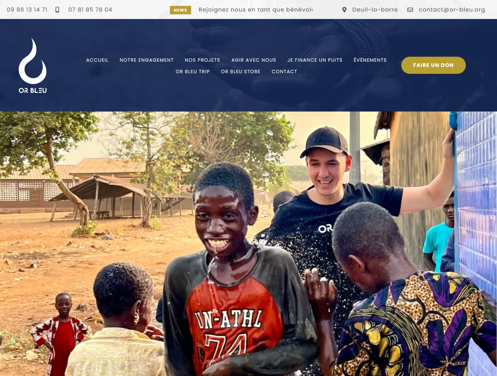 Association & ONG Humanitaire Or bleu logo miamich aide